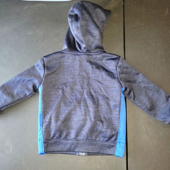 Nike Dri Fit Navy Zip Up Hooded Jacket 24 Months - Picture 6 of 7